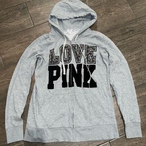 Victoria’s Secret PINK zip hoodie size medium